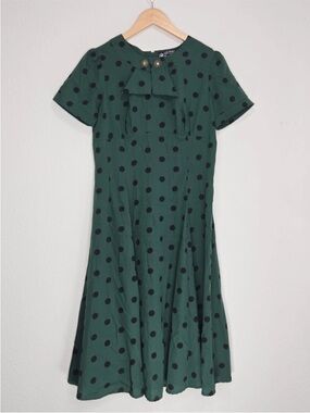 slim fit dress slacks Hell Bunny Paradisum 50's Dress  Suzie's Bombshell Boutique